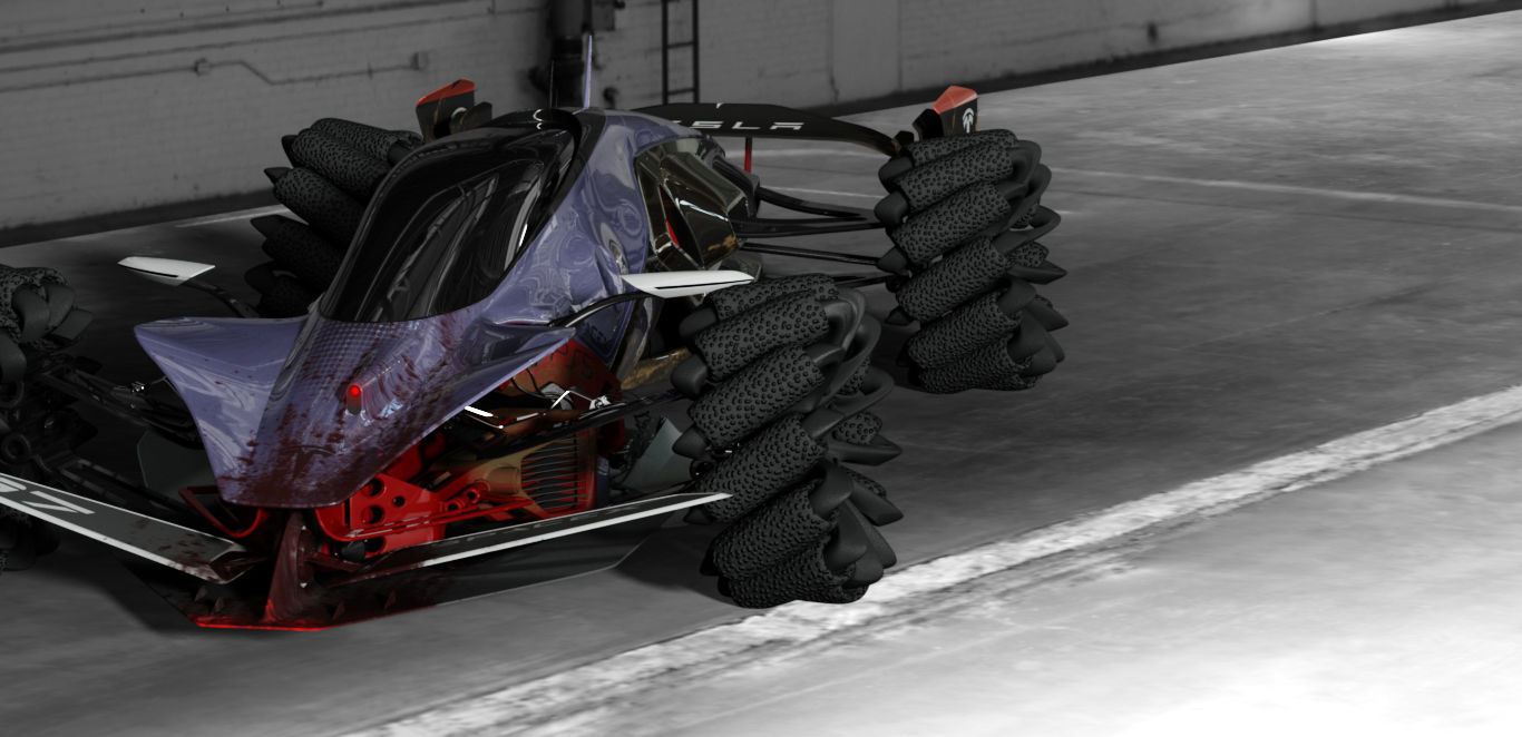 SpaceX INSECTA Low-poly 3D model_4