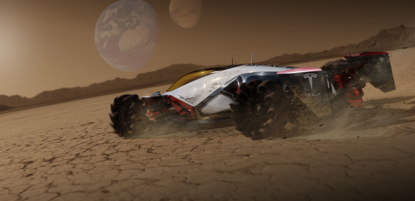 SpaceX INSECTA Low-poly 3D model_1