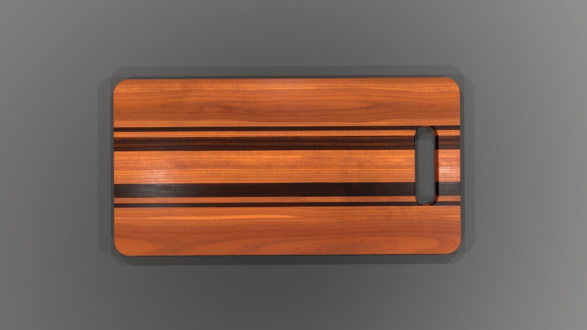 Cutting Board 2 Low-poly 3D model_6
