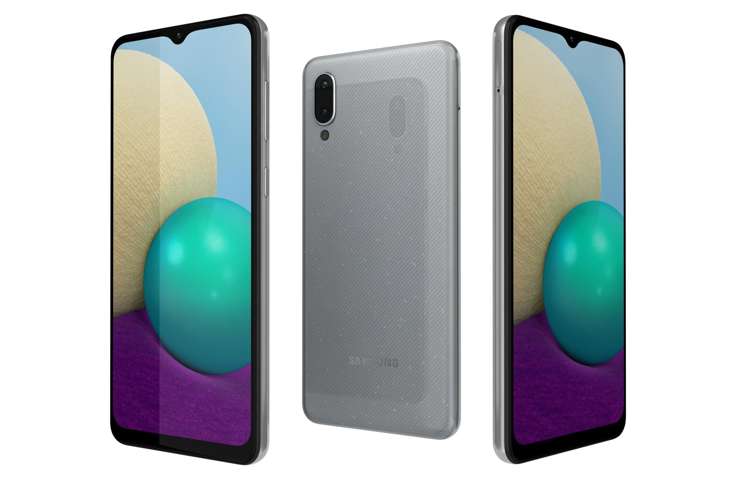 Samsung Galaxy A02 And A02s Collection 3D model_1