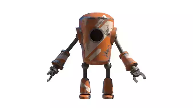 Small Robot Low-poly 3D model