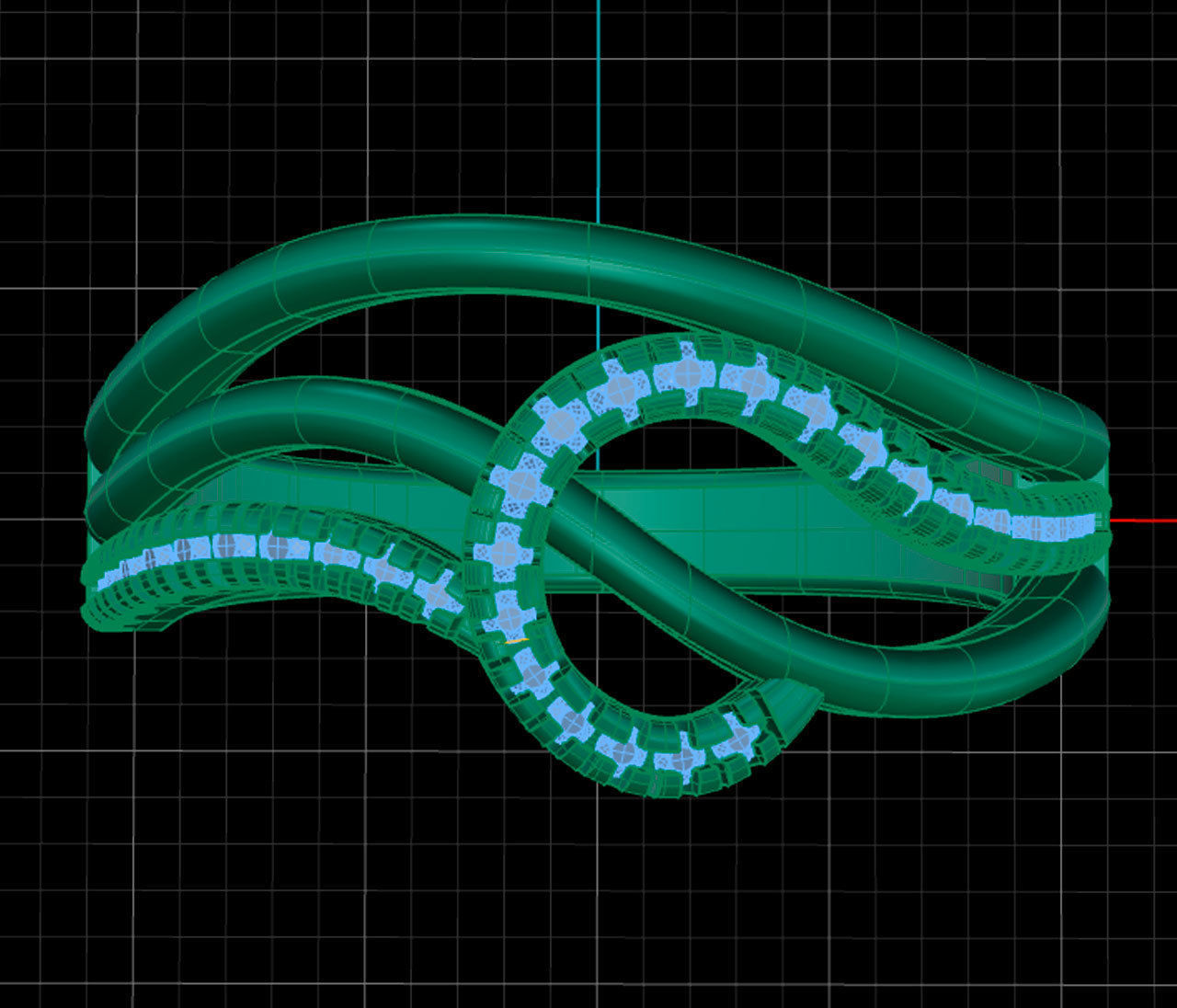 Precious ring 3D print model_4