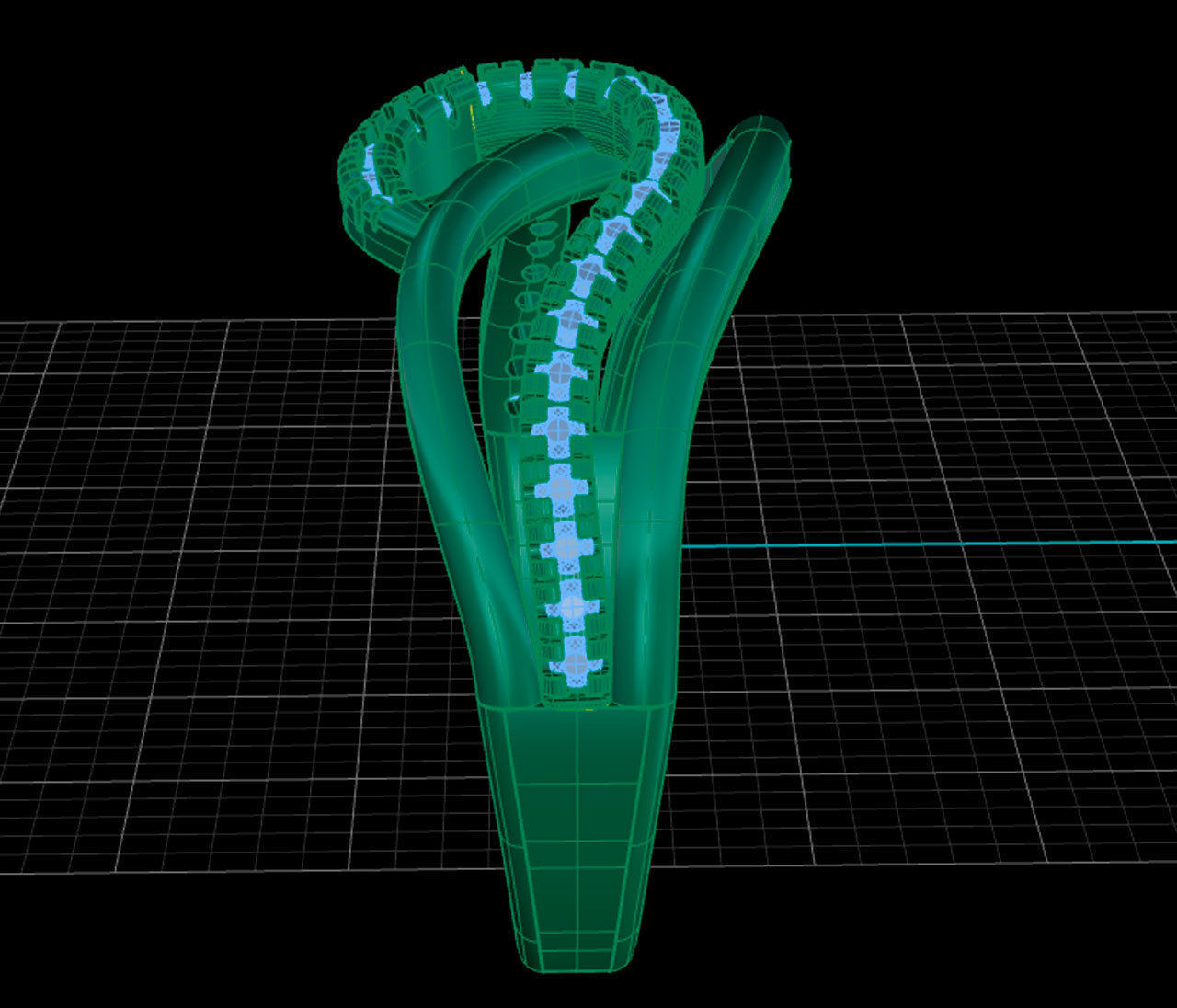 Precious ring 3D print model_5