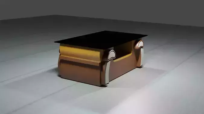 3d models coffee table with top