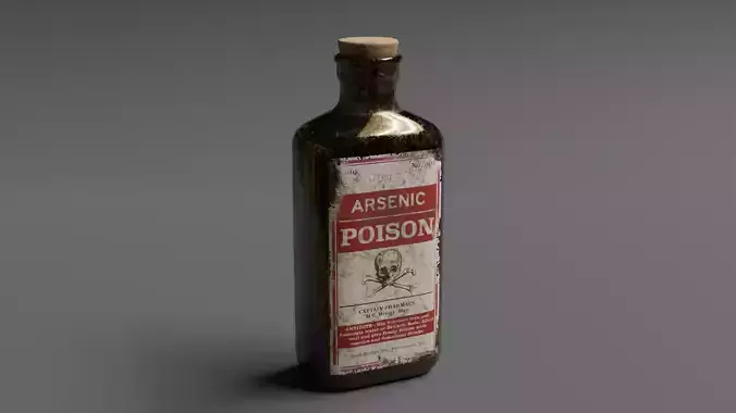 Vintage Poison Bottle