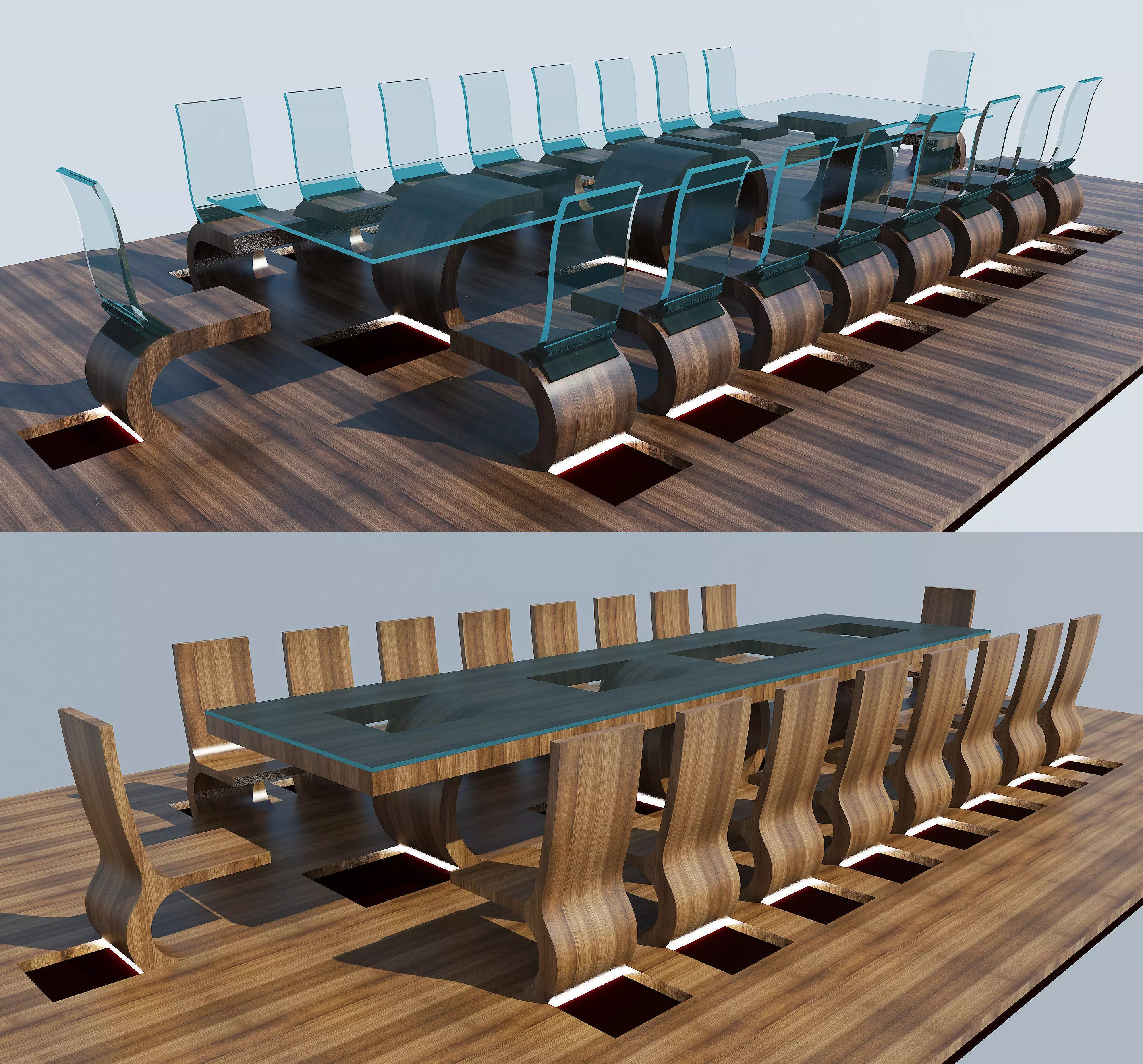 Meeting Table 3D model