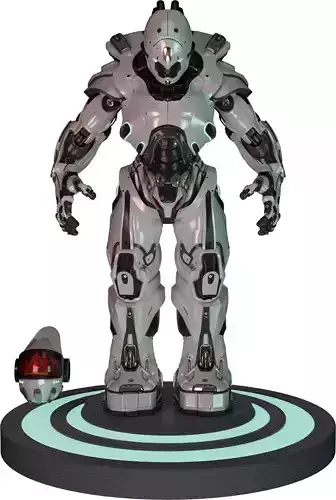 Leonardo The Robot By Adi Koriat  Free low-poly 3D model