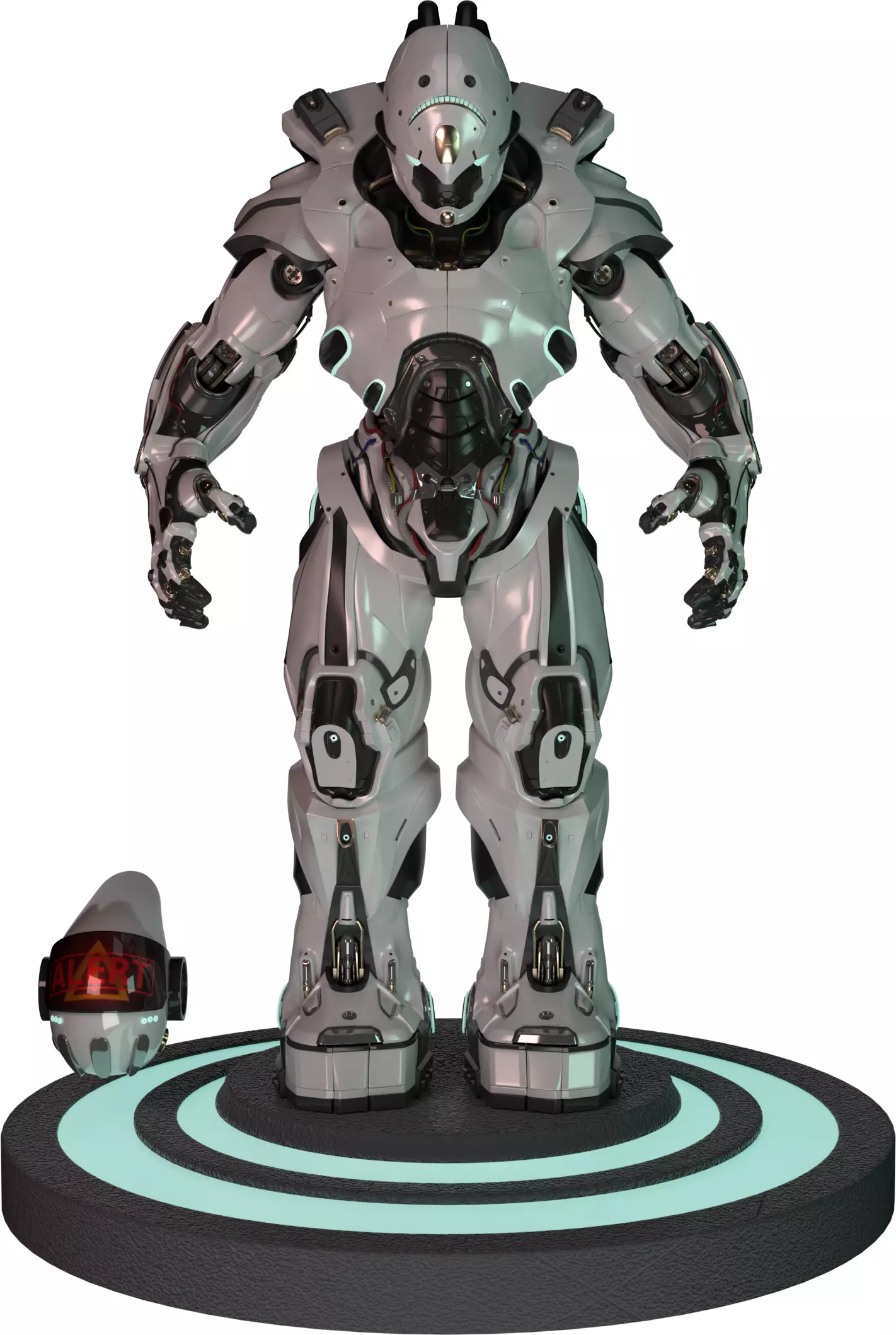 Leonardo The Robot By Adi Koriat Free low-poly 3D model
