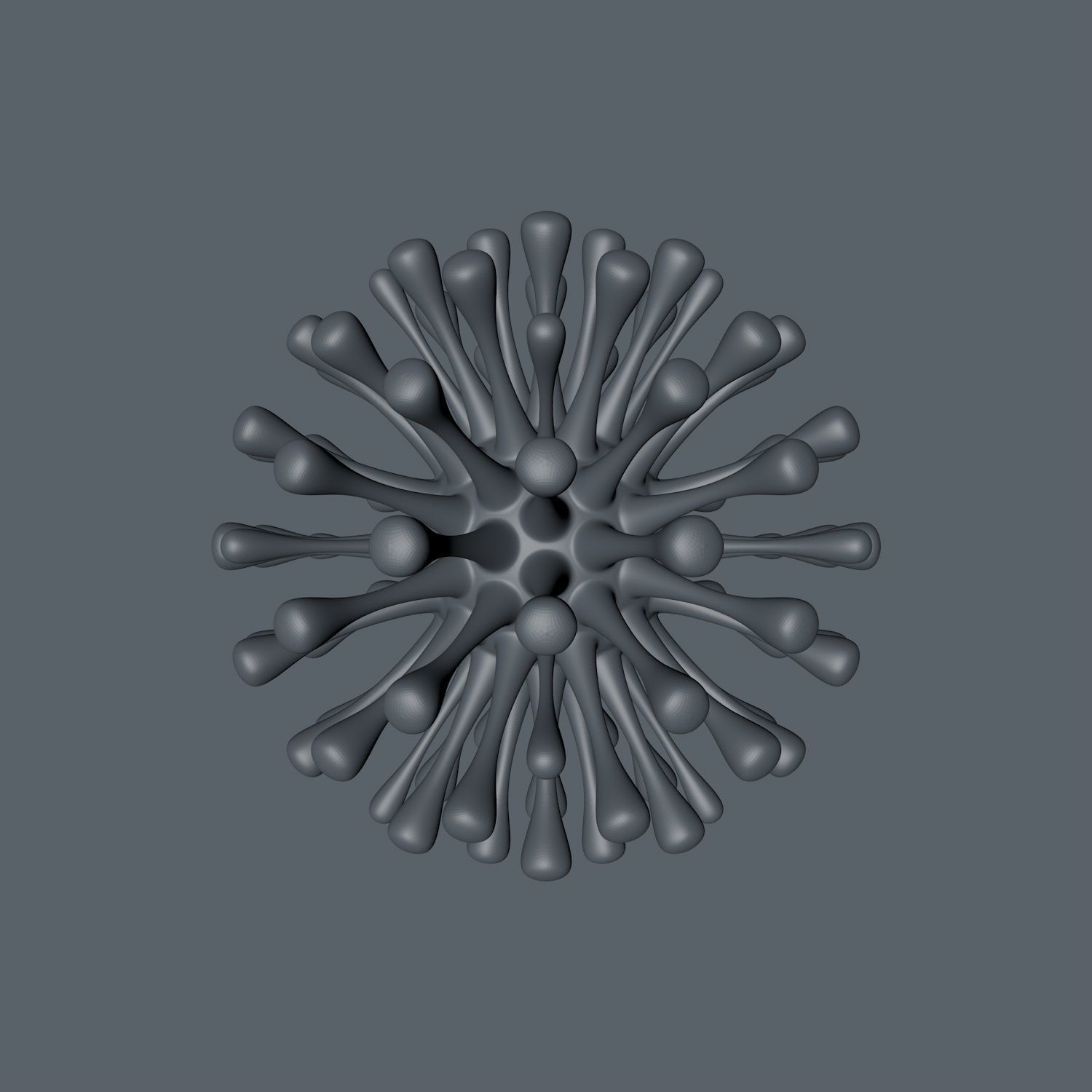 Virus Covid 19 3D model_1