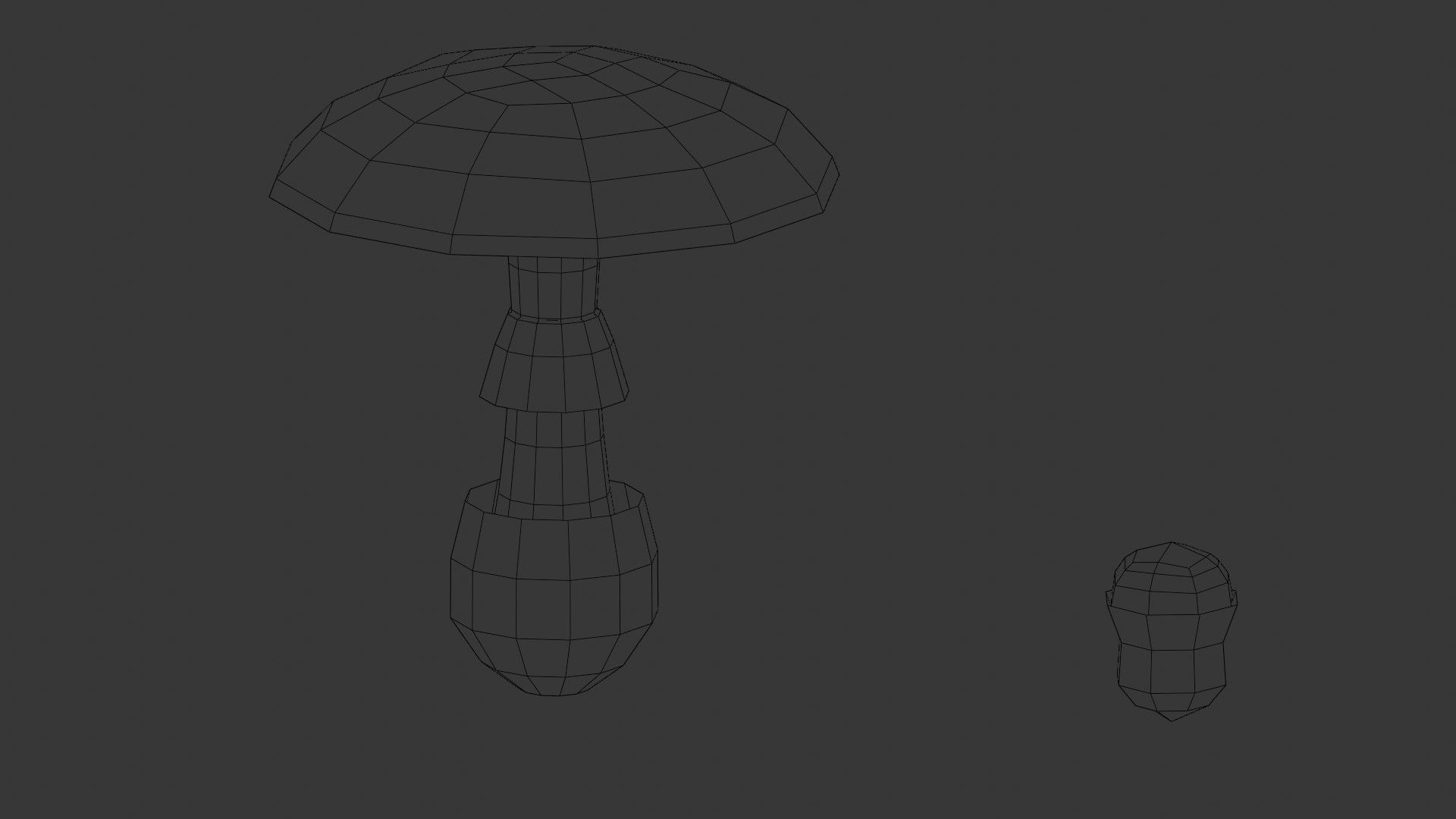 Amanita pack free sample Free low-poly 3D model_1