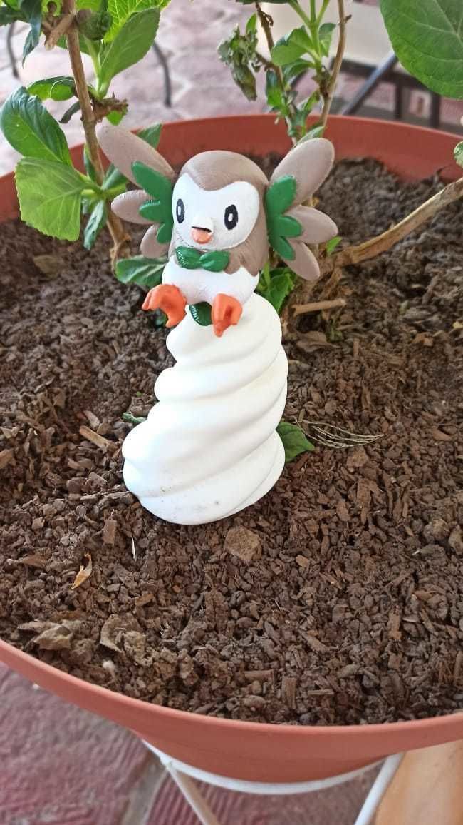 3d model rowlet pokemon Free 3D print model_1