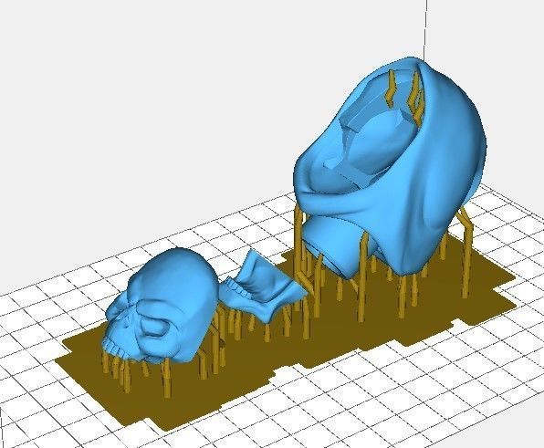 Skeletor  Head Master Of The Universe for Vintage Model 3D print model_4