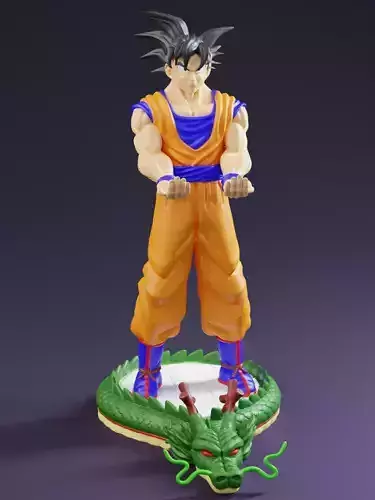 Goku cellphone and joystick holder 