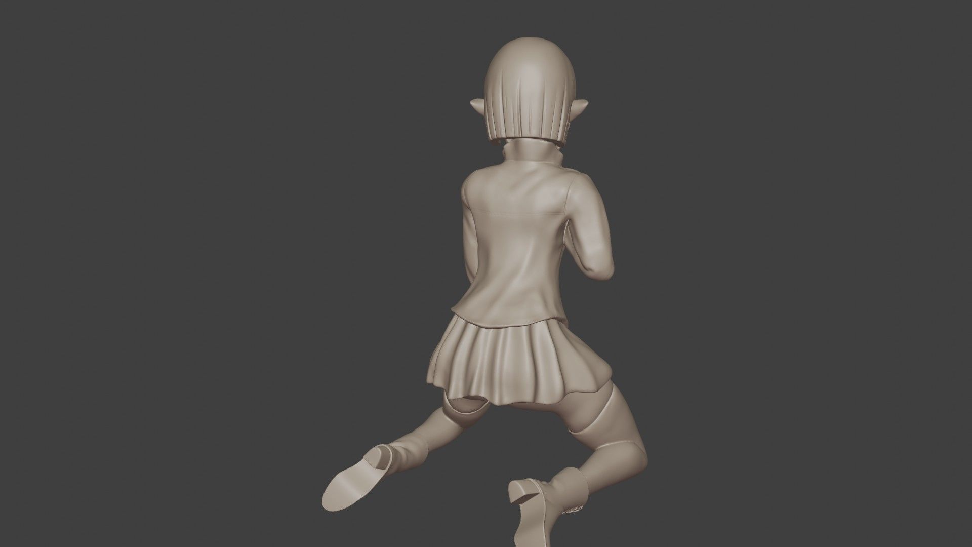 Eina Tulle Figurine 3D print model_17