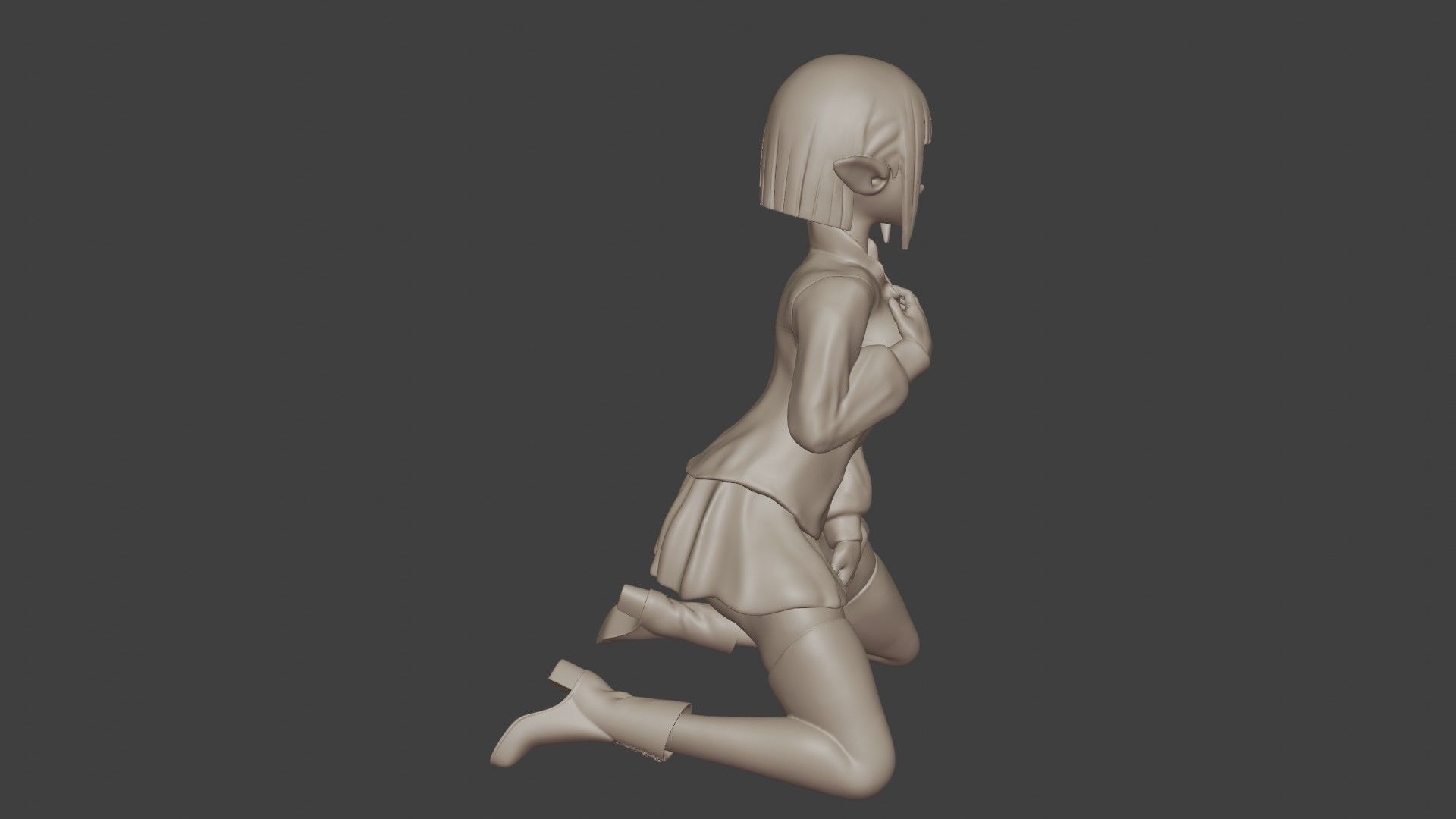 Eina Tulle Figurine 3D print model_24