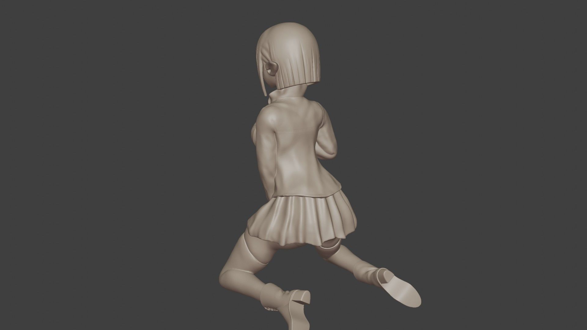 Eina Tulle Figurine 3D print model_11