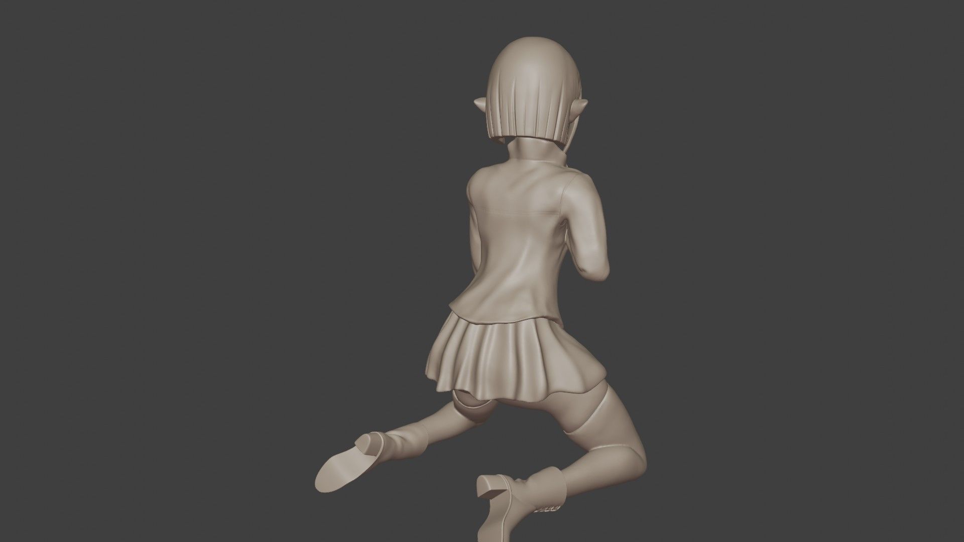 Eina Tulle Figurine 3D print model_18