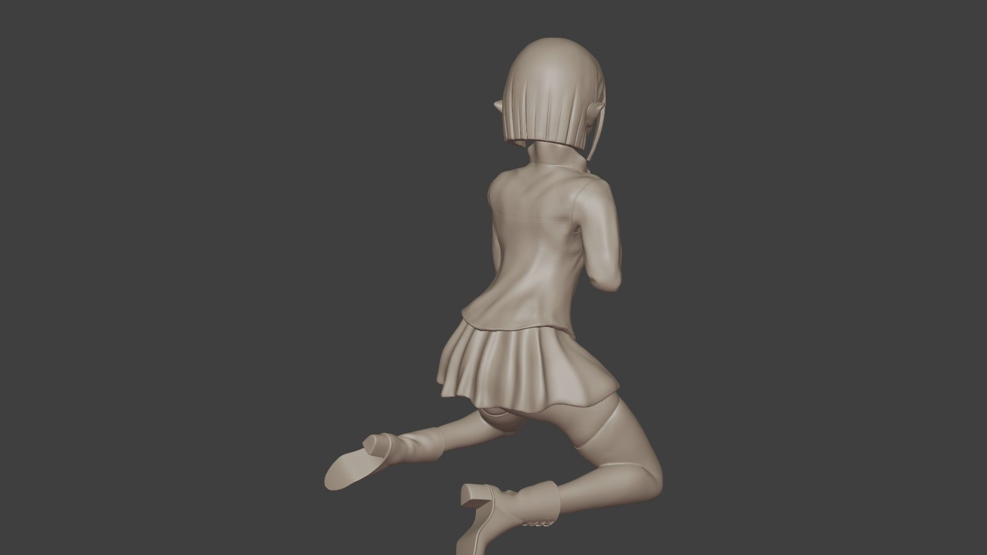 Eina Tulle Figurine 3D print model_19