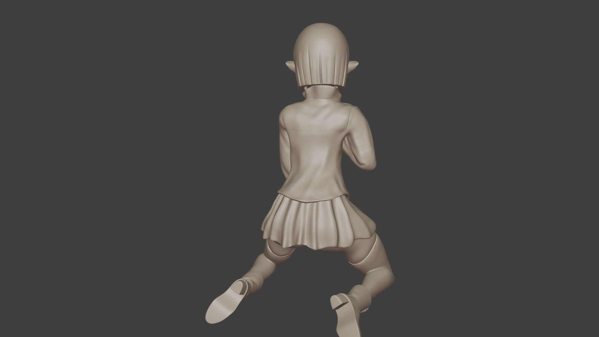 Eina Tulle Figurine 3D print model_16