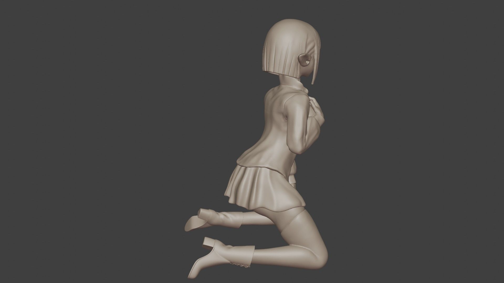 Eina Tulle Figurine 3D print model_22