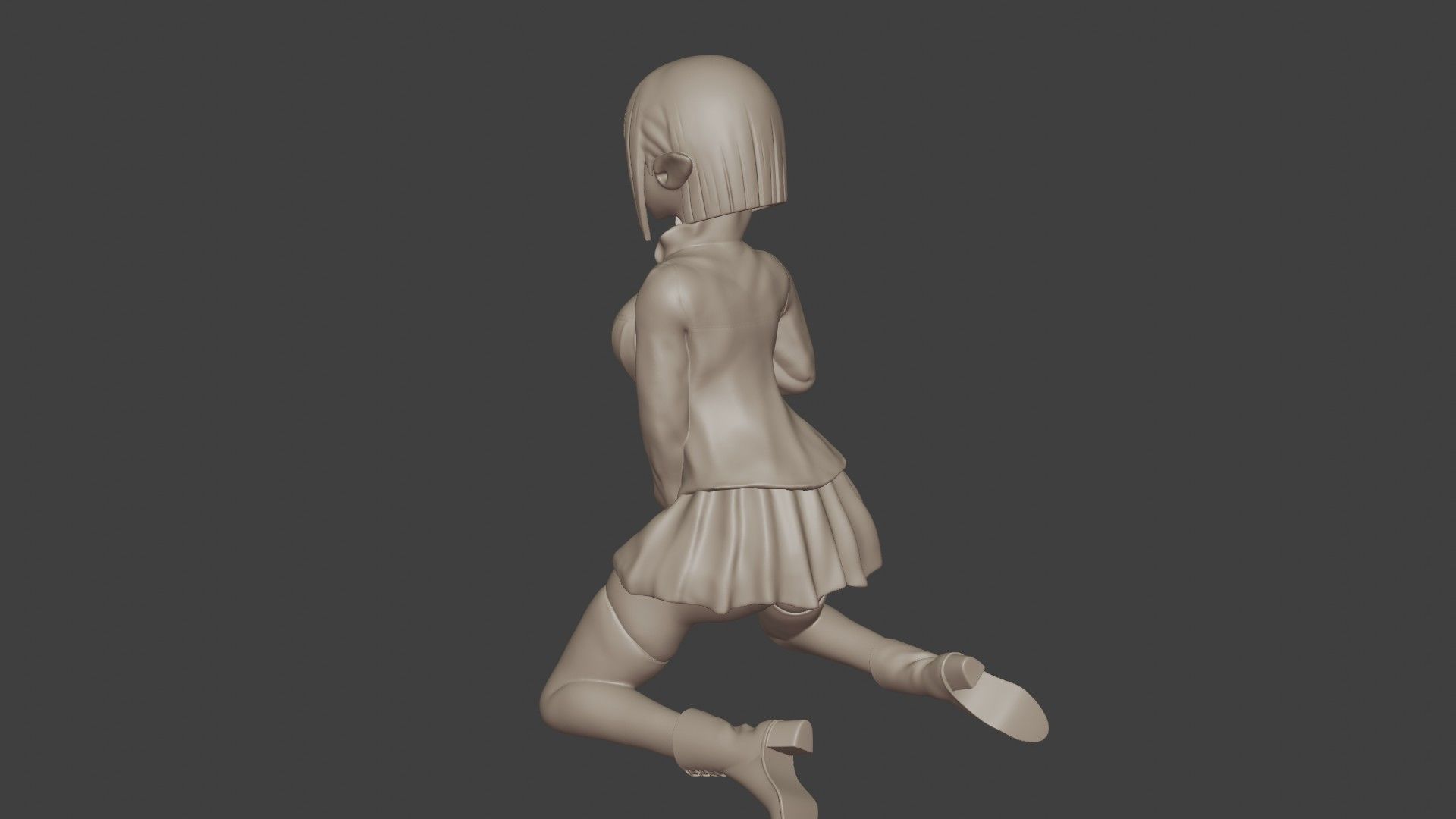 Eina Tulle Figurine 3D print model_10