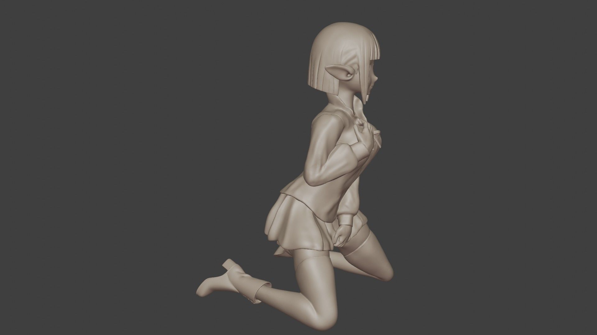 Eina Tulle Figurine 3D print model_26