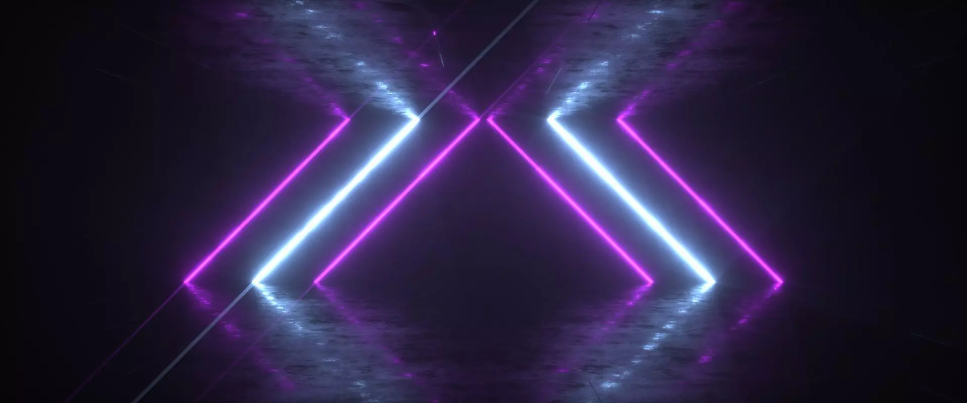 cyberpunk neon letter x 3D model_0