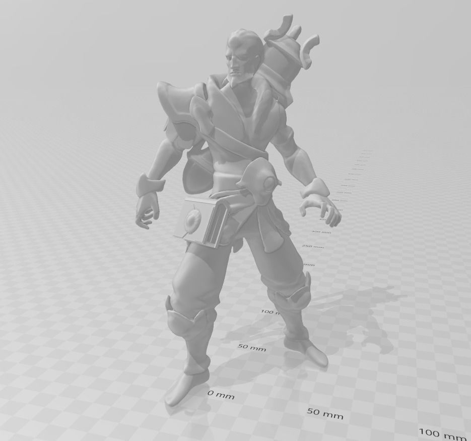 Guardian of the sands Ryze 3D Model 3D print model_2