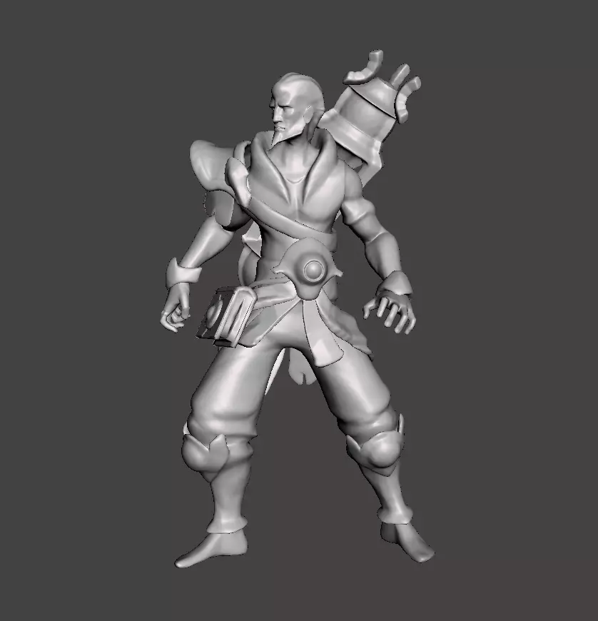 Guardian of the sands Ryze 3D Model 3D print model_0