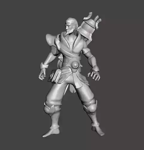 Guardian of the sands Ryze 3D Model