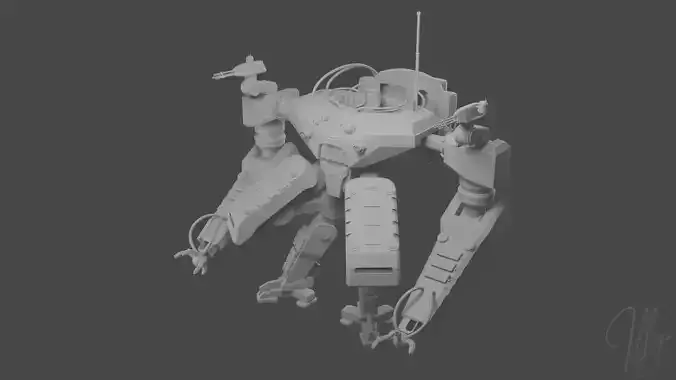 Mecha Robot 3D model