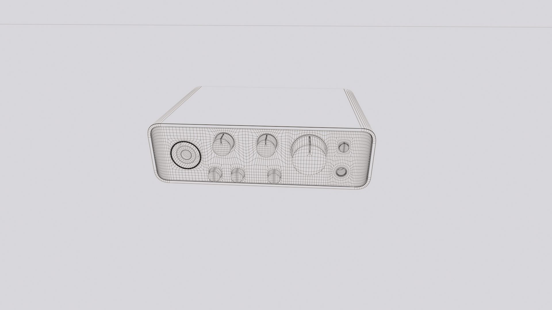 Sound Card 3D model_4
