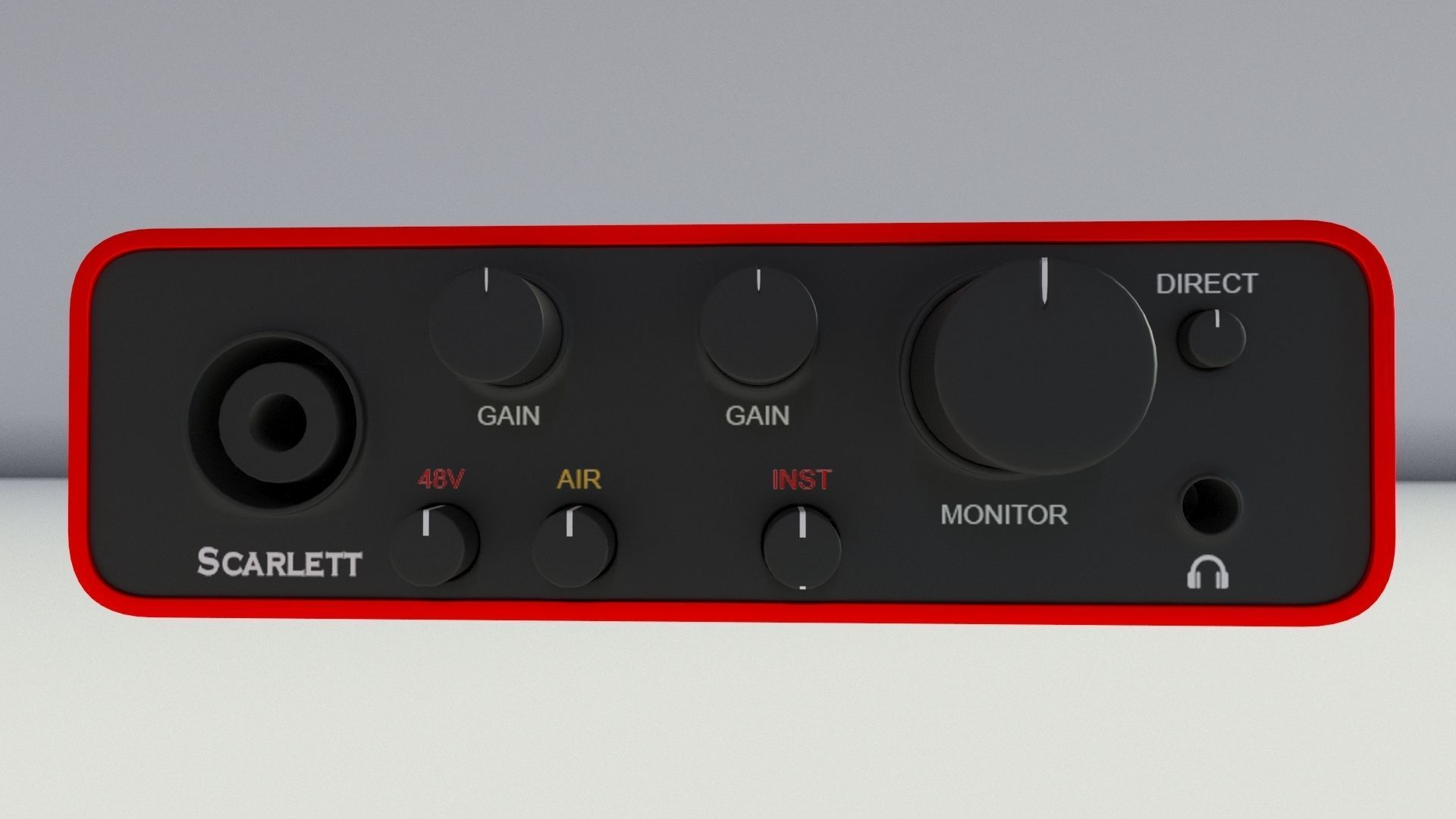 Sound Card 3D model_1