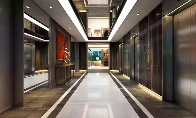 1CBB Hotel Lobby Interior Design