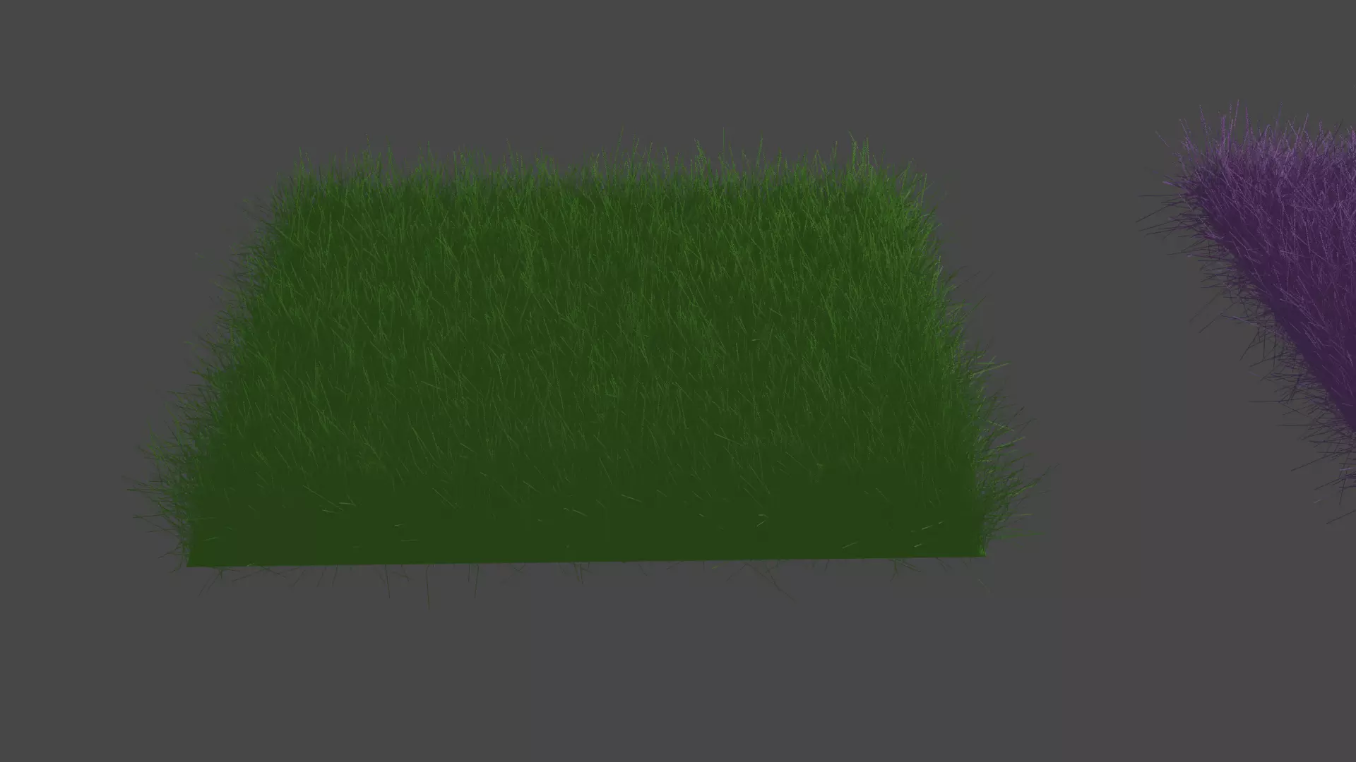 grass three different grasses Free 3D model