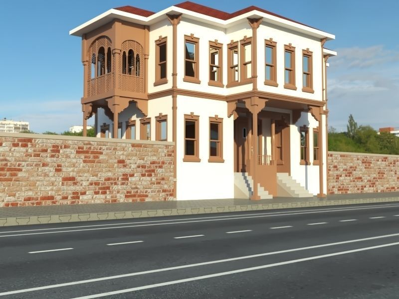 Modern Hause 3D model_1