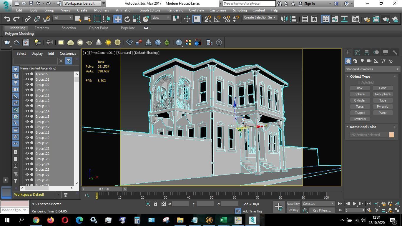 Modern Hause 3D model_7