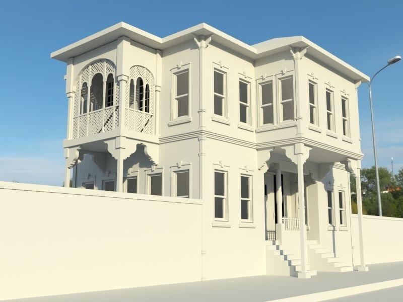 Modern Hause 3D model_6