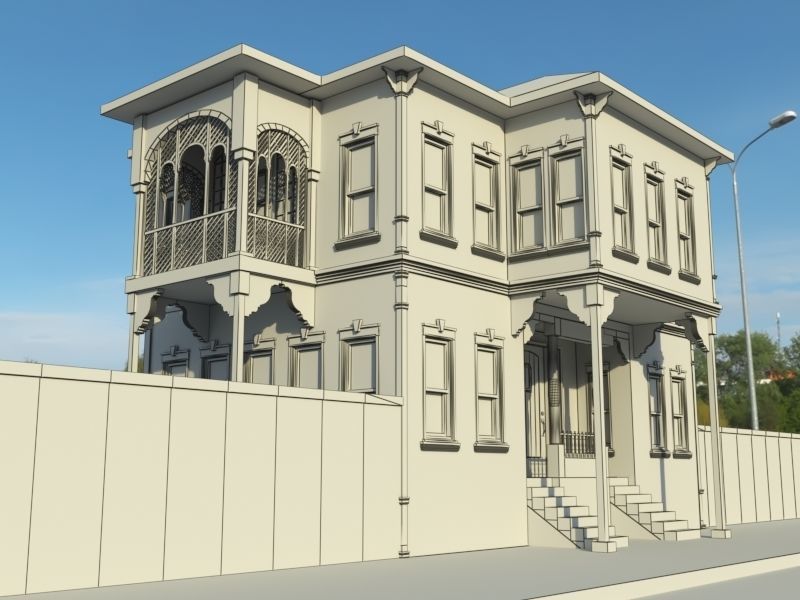 Modern Hause 3D model_5