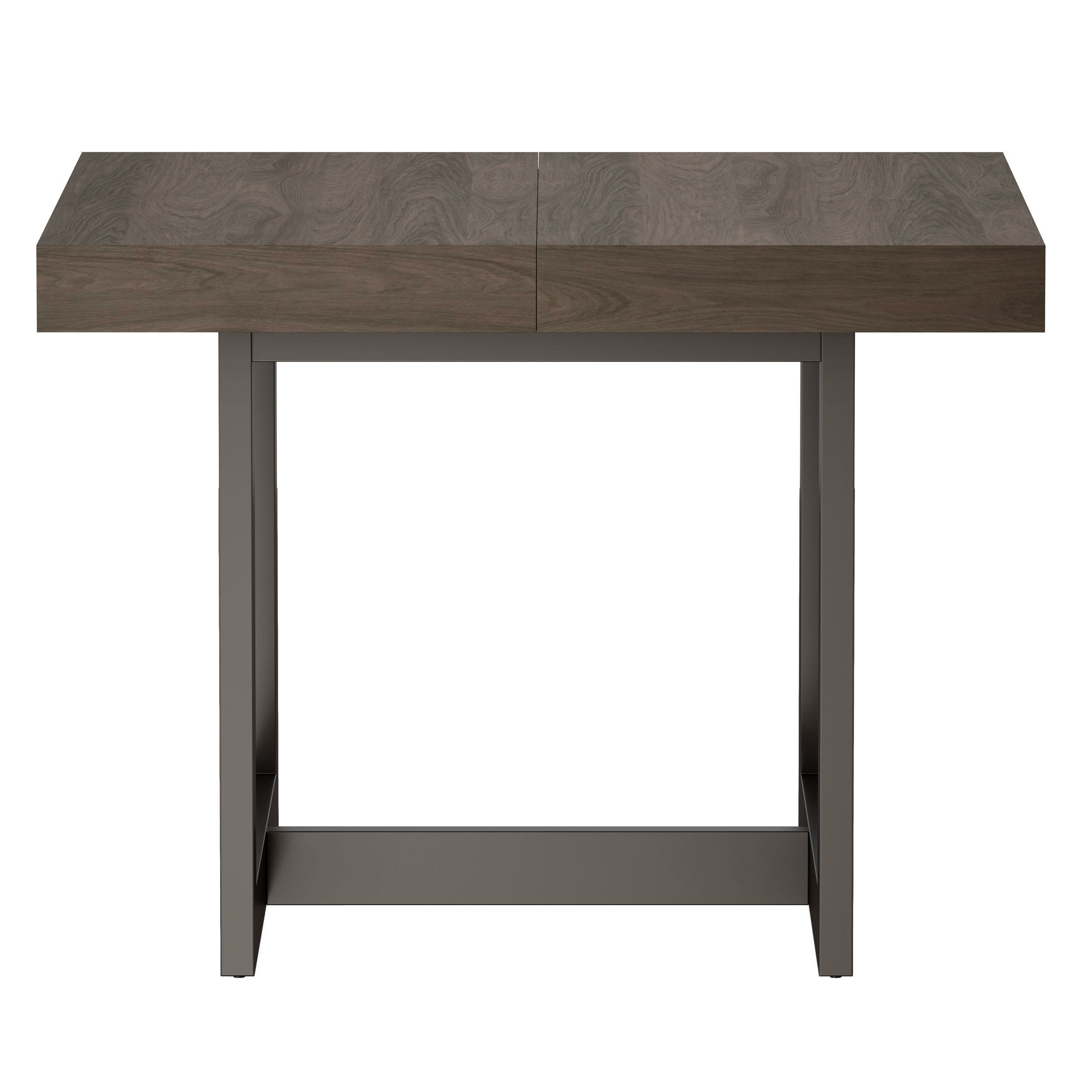 Archive Square Extension Dining Table Crate and Barrel Low-poly 3D model_5