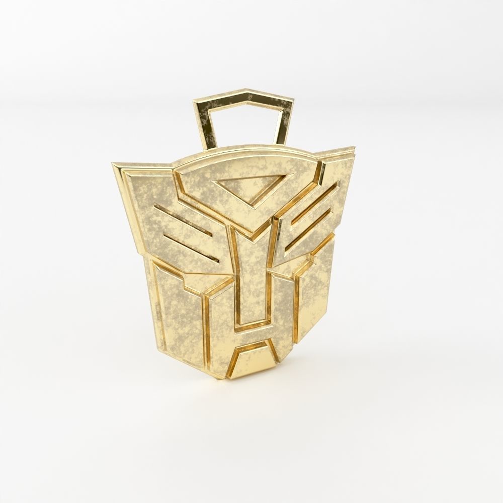 Optimus prime pendant 3D print model_1