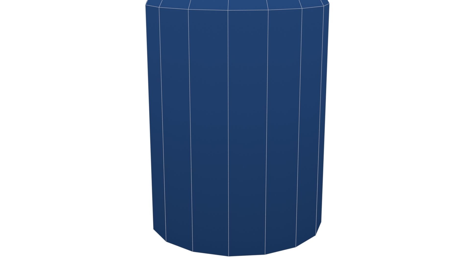 Old Bucket for Liquids Low-poly 3D model_28