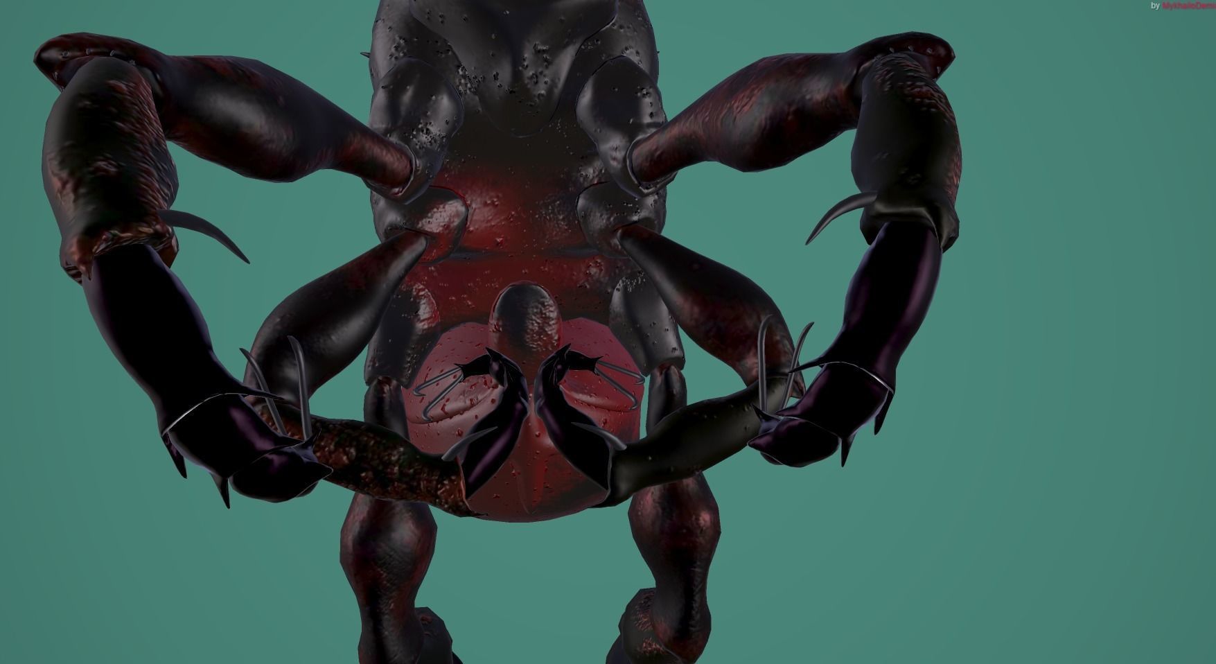 Ant - Giant Low-poly 3D model_6