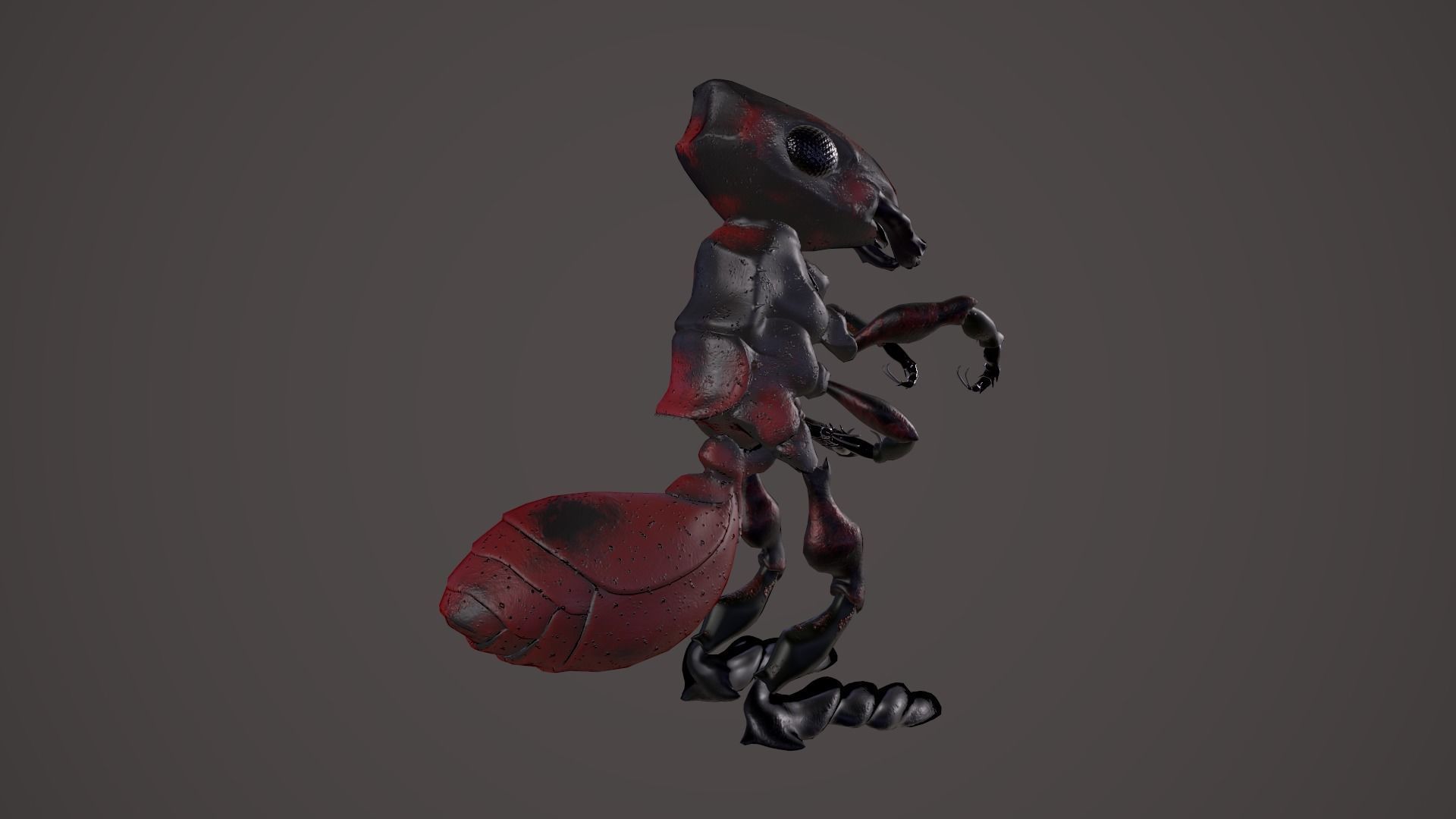 Ant - Giant Low-poly 3D model_4