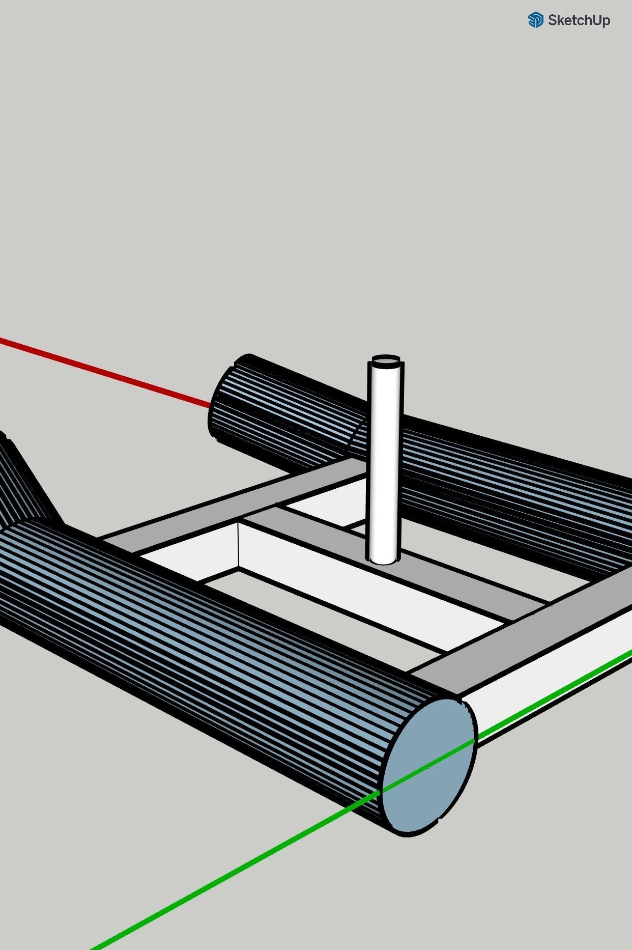 Running sled 3D model_5