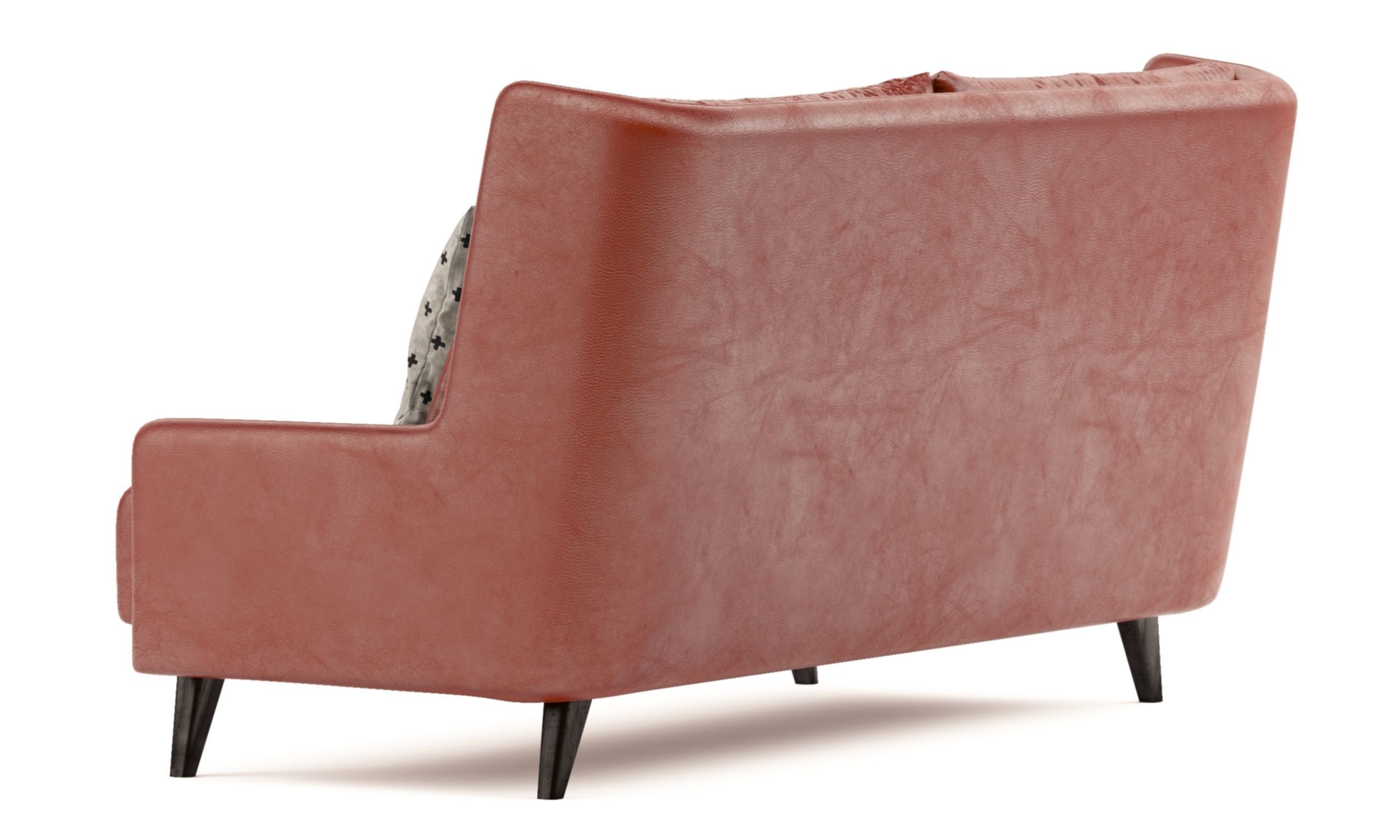 ONYX Leather SOFA with cushions and bolsters 3D model_6