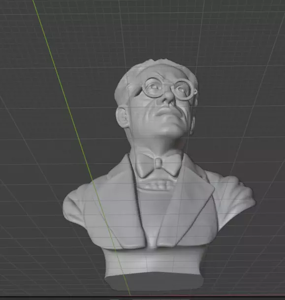 Erwin Schrodinger 3D print model_18
