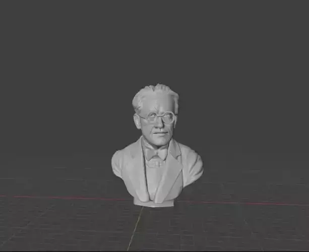 Erwin Schrodinger 3D print model