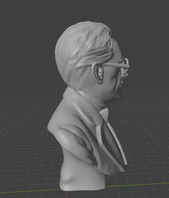 Erwin Schrodinger 3D print model_8