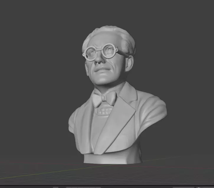 Erwin Schrodinger 3D print model_6